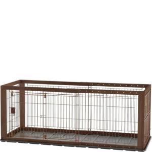 リッチェル 木製スライドペットサークル レギュラー ナチュラル ( 1台