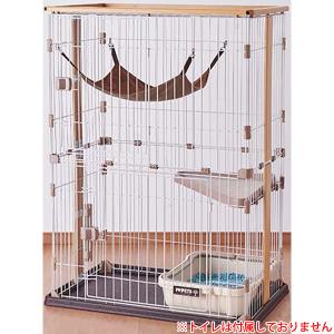 ウッドワンサークル キャット 2段 KJセット : ペットの専門店コジマ