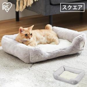 犬 ペットベッド おしゃれ 猫 スクエアペットベッド PSB-530 グレー アイリスオーヤマ