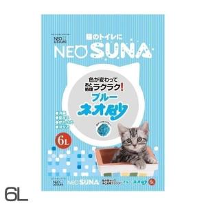 猫砂 紙 ネオ砂ブルー 6L コーチョー｜wannyan