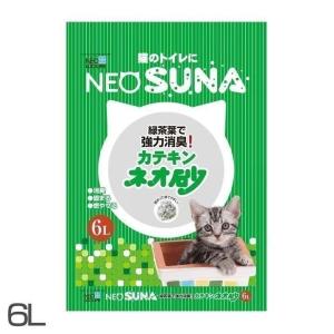 猫砂 紙 ネオ砂カテキン 6L コーチョー｜wannyan