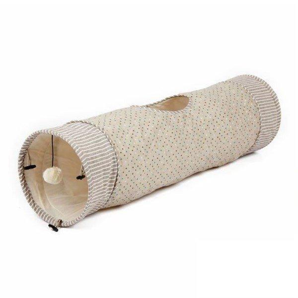 猫トンネル キャットトンネル おもちゃ ベッド 長い 猫 猫用 トンネル おもちゃ 猫用おもちゃ ペ...