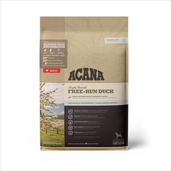 アカナ ドッグフード ACANA アカナ フリーランダック 6kg 穀類不使用 食物アレルギーに配慮...