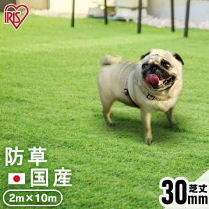 人工芝 ロール 2m 2m×10m 幅2m 庭 防草 芝生 国産 リアル人工芝 防草人工芝 ベランダ ペット マット 芝丈30mm RP-30210
