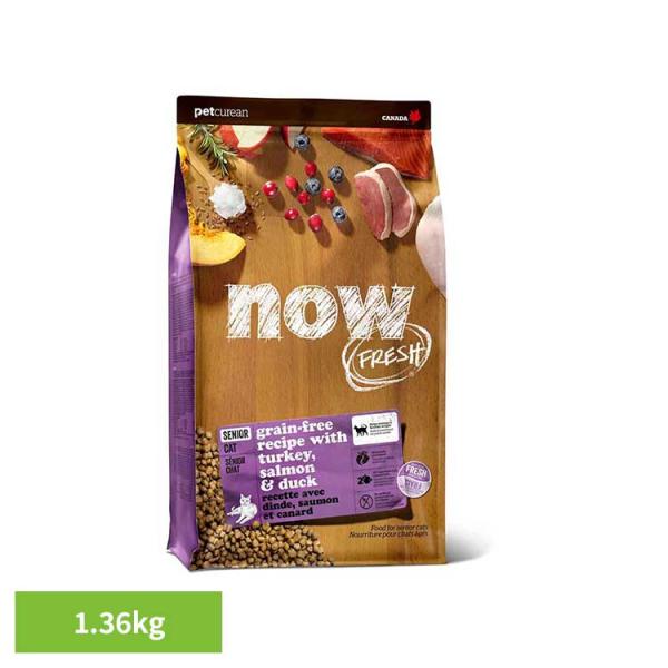 ナウフレッシュ 猫 シニア NOW シニアキャット＆ウェイト 1.36kg グローバルペットニュート...