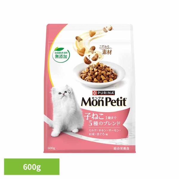 モンプチ バッグ 子ねこ 5種のブレンド 600g ネスレ日本 株式会社 ネスレピュリナペットケア