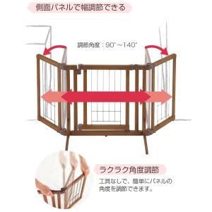 ペットゲート ドア付き 室内 犬 ゲート 子供...の詳細画像3