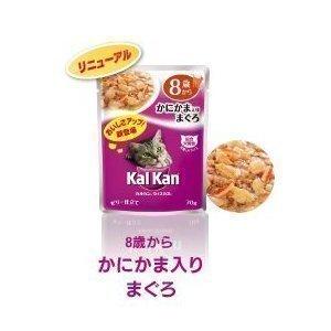 カルカン味わいセレクト 8歳からかにかま入りまぐろ 70g DA(D)キャットフード 猫用　フード 猫｜wannyan