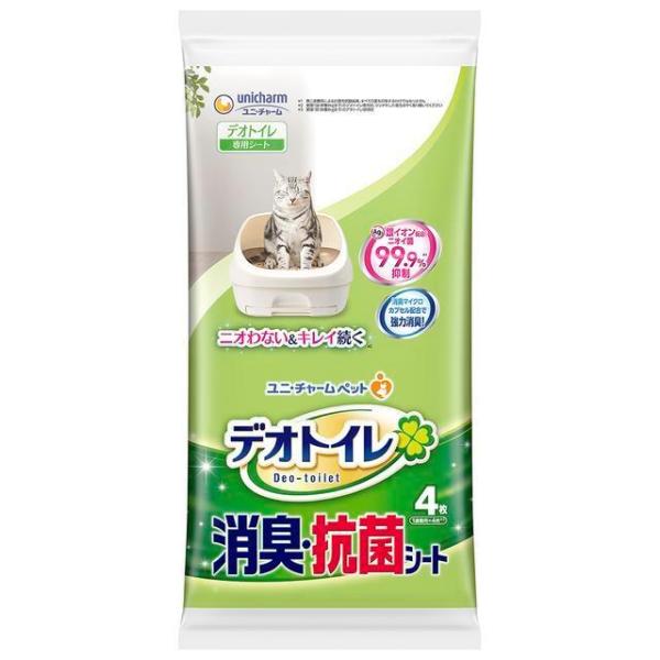 ペットシート シート 猫用 猫 デオトイレ シート取替専用 消臭シート4枚 6袋セット 複数ねこ ユ...