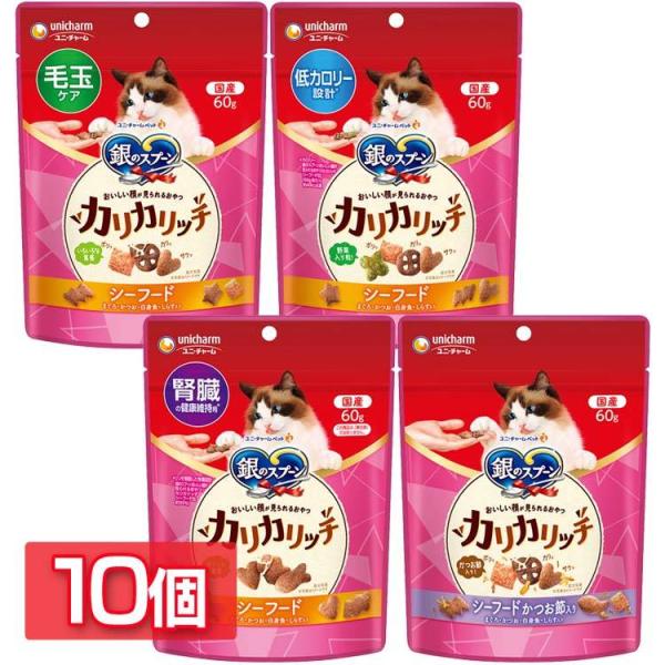 猫 フード 10個セット ペットフード 猫 キャットフード 銀のスプーン おいしい顔が見られるおやつ...