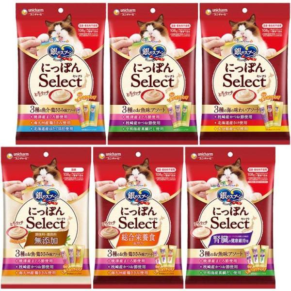 猫 フード ペットフード 猫 キャットフード 銀のスプーン にっぽんSelect とろリッチ 108...