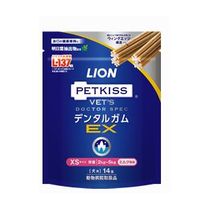 ライオン PETKISS 犬用 ベッツドクタースペック デンタルガムEX XS　14本