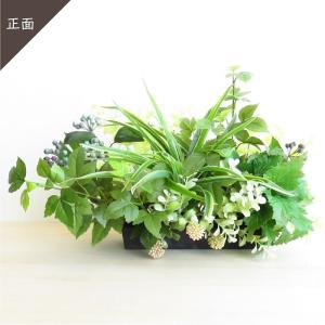 観葉植物 造花 グリーンアレンジ Mサイズ ア...の詳細画像1