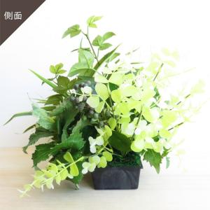 観葉植物 造花 グリーンアレンジ Mサイズ ア...の詳細画像2