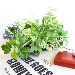 観葉植物 造花 グリーンアレンジ Mサイズ ア...の詳細画像3