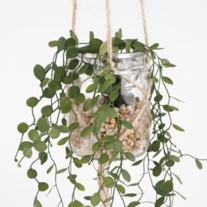 観葉植物 造花 吊下げ エクリア ハンギングタ...の詳細画像3