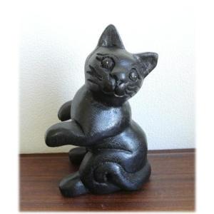置物 キャットオーナメント 猫 黒猫 猫の置物 ネコ ねこ 動物 レジン