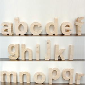 オブジェ 数字(0-9))オブジェ 数字 木製(木)の小文字 ウェルカムサイン