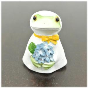 紫陽花 てるてる坊主 カエル カエル 置物 コポーやカエル グッズ 雑貨 バリ雑貨 アジアン雑貨 風水