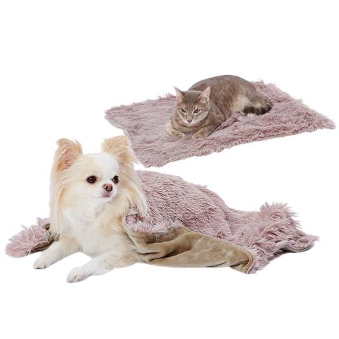 ペティオ ふわふわブランケット レギュラー アッシュローズ 犬猫用毛布 AM0