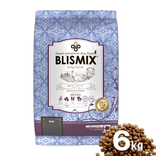 クーポン有) ブリスミックス 犬用 pHコントロール グレインフリーチキン 小粒 6kg ドッグフー...