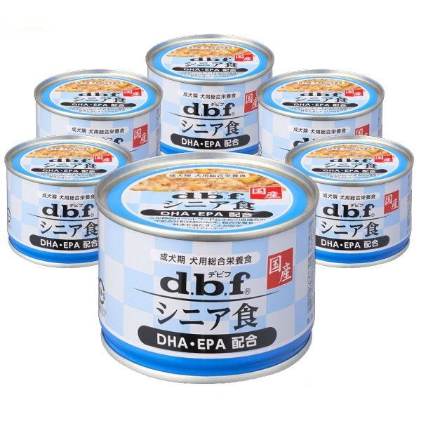 dbf シニア食 DHA・EPA配合 国産 150g 6缶セット デビフ国産品 犬缶 犬用 ALE