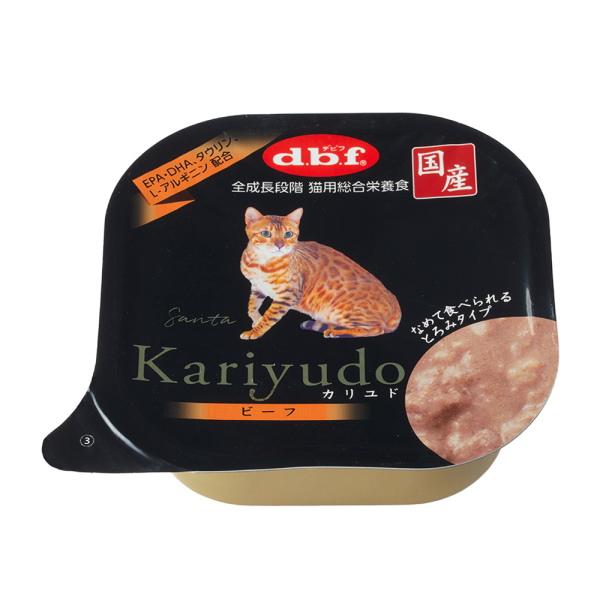 dbf Kariyudo（カリユド） ビーフ 国産 95g 猫用 総合栄養食 栄養補完食 国産品 A...