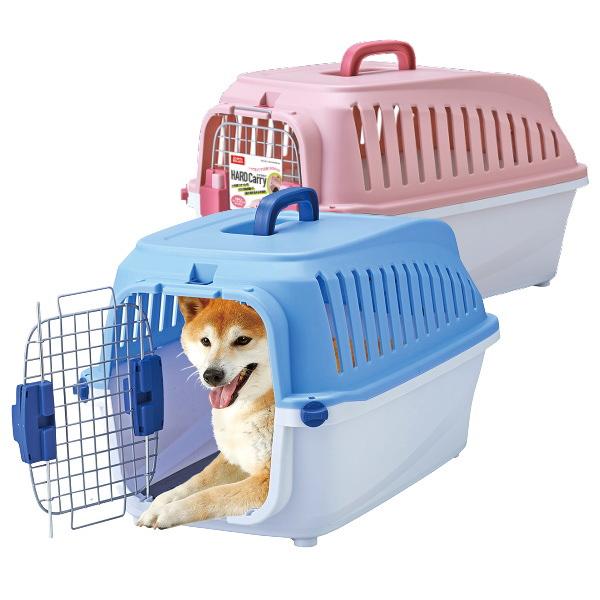 マルカン ハードキャリーＬ 選べる２色 インク/ブルー 小型犬用 ペット用 動物用 A160-12