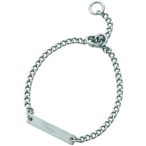 クーポン有) マンテルチェーンカラー首輪80 大型犬用プレート付 4907733202809 AM0