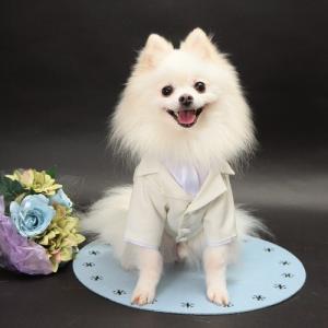 細かいサイズにも対応　愛犬のためのタキシードスーツ☆　結婚式や記念日に
