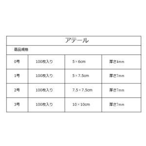 アテール 3号 100枚入 10×10cmの詳細画像3