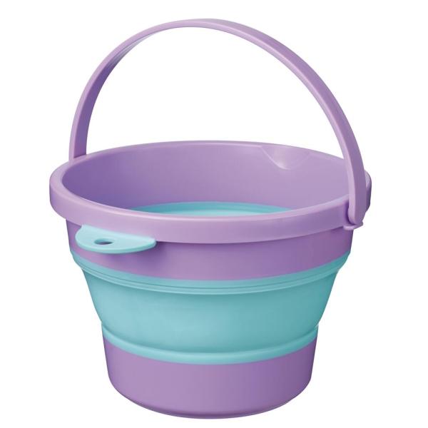 ソフトバケツ ミニ パープル