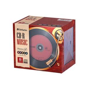 Verbatim バーベイタム 音楽用 CD-R MUSIC AR80FHX10V7 10枚