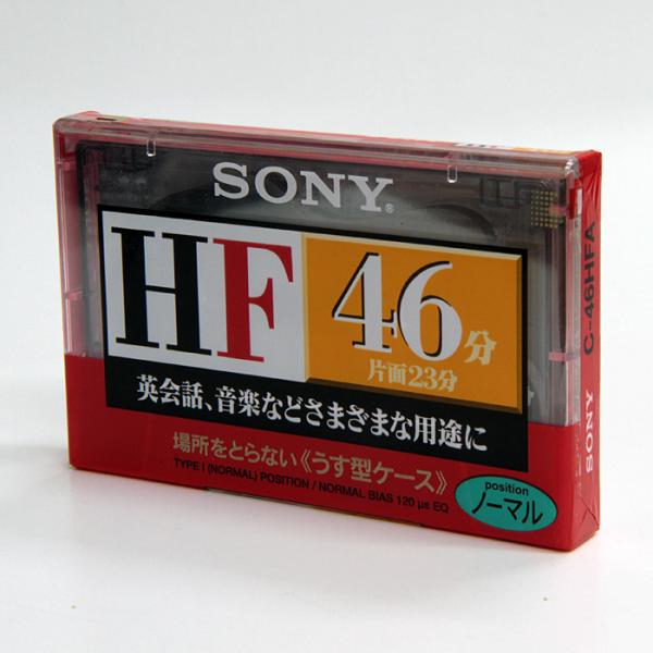 【デッドストック品】SONY ソニー カセットテープ TYPE-I ノーマル HF 46分 C-46...