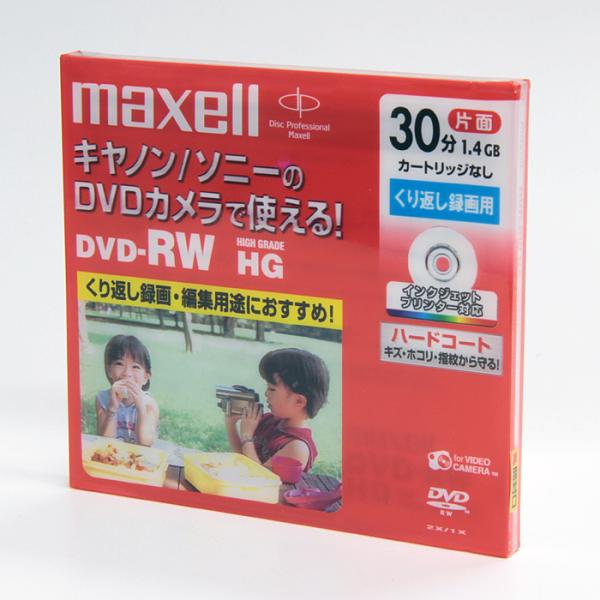 【デッドストック品】録画用 DVD-RW 30分/1.4GB くり返し録画用 カートリッジなし キャ...