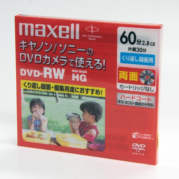 【デッドストック品】録画用 DVD-RW 60分/2.8GB くり返し録画用 カートリッジなし キャ...