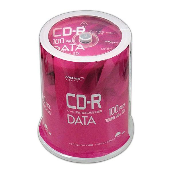 HIDISC CD-R 52倍速 VVDCR80GP100 500枚セット