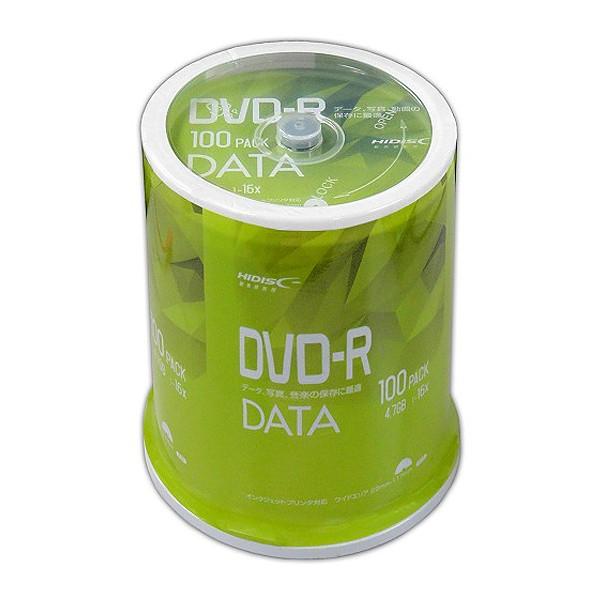 HIDISC DVD-R 16倍速 VVDDR47JP100 100枚
