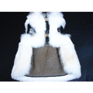 超小型犬 毛皮 コート サファイヤミンク 1号サイズ細め