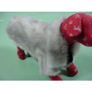 超小型犬 毛皮 コート サファイヤミンク 1号サイズ細め
