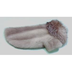 超小型犬 毛皮 コート サファイヤミンク 1号サイズ細め