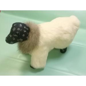 小型犬 毛皮 コート サファイヤミンク 裏地付き 2号サイズ