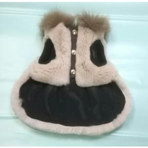 超小型犬 毛皮 コート サファイヤミンク 1号サイズ細め