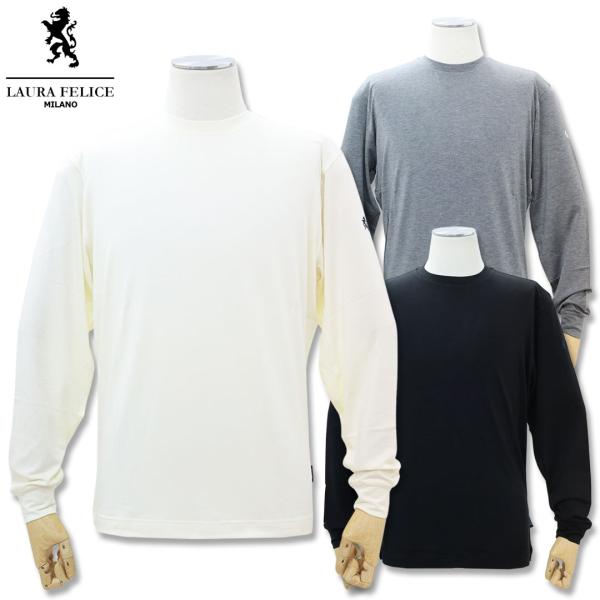 ラウラフェリーチェ Laura Felice デュアルウォーム 長袖 Tシャツ 48 Lサイズ 50...