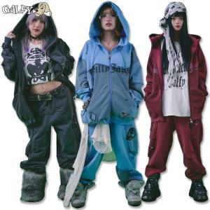 ガルフィー GALFY 半袖 ジャージ 上下セット セットアップ 9p2 GALFY ガルフィー 半袖ジャージ上下セット ヒョウ柄切り替え【代
