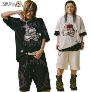GALFY ゼブラ切替半袖ジャージ上下セット ガルフィ【代引不可商品