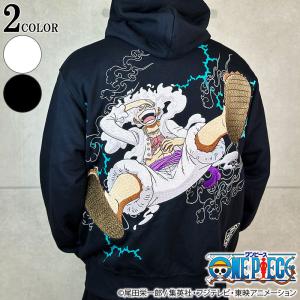 ONE PIECE× 絡繰魂 カラクリダマシイ コラボ 和柄 パーカー メンズ
