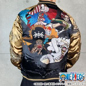 ONEPIECEリバーシブルスカジャン　エース白髭 株式会社ク・ラッチ / ONE PIECE × 絡繰魂 エース × 白ひげ