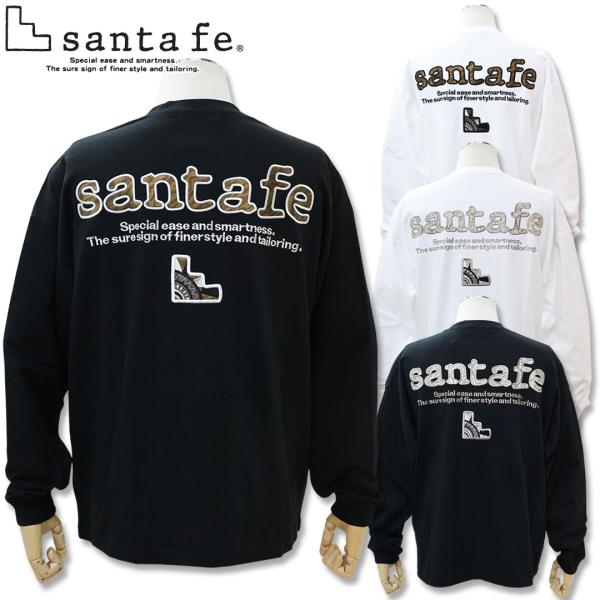 ＼3/23まで新作10％OFF／サンタフェ SANTAFE アニマル バックアップリケ ロン TEE...