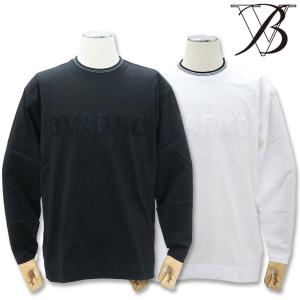 BARNI VARNO（バーニヴァーノ） サガラ刺繍 ロゴ 長袖Tシャツ LL